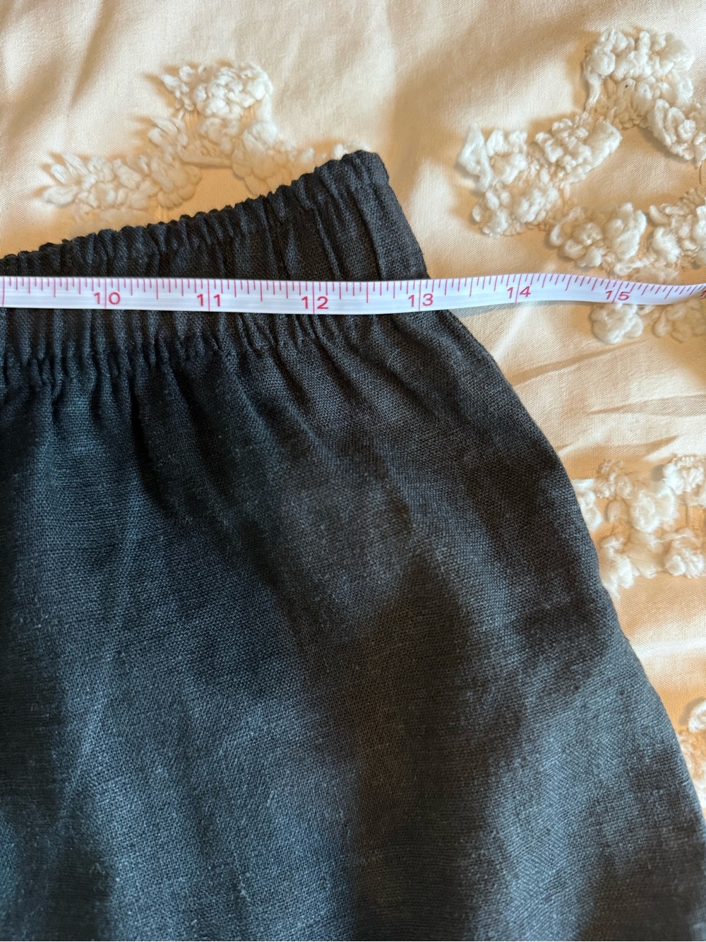 NWT LA Hearts Black Linen Blend Pull-On Shorts w Pockets Size Small - Picture 6 of 8